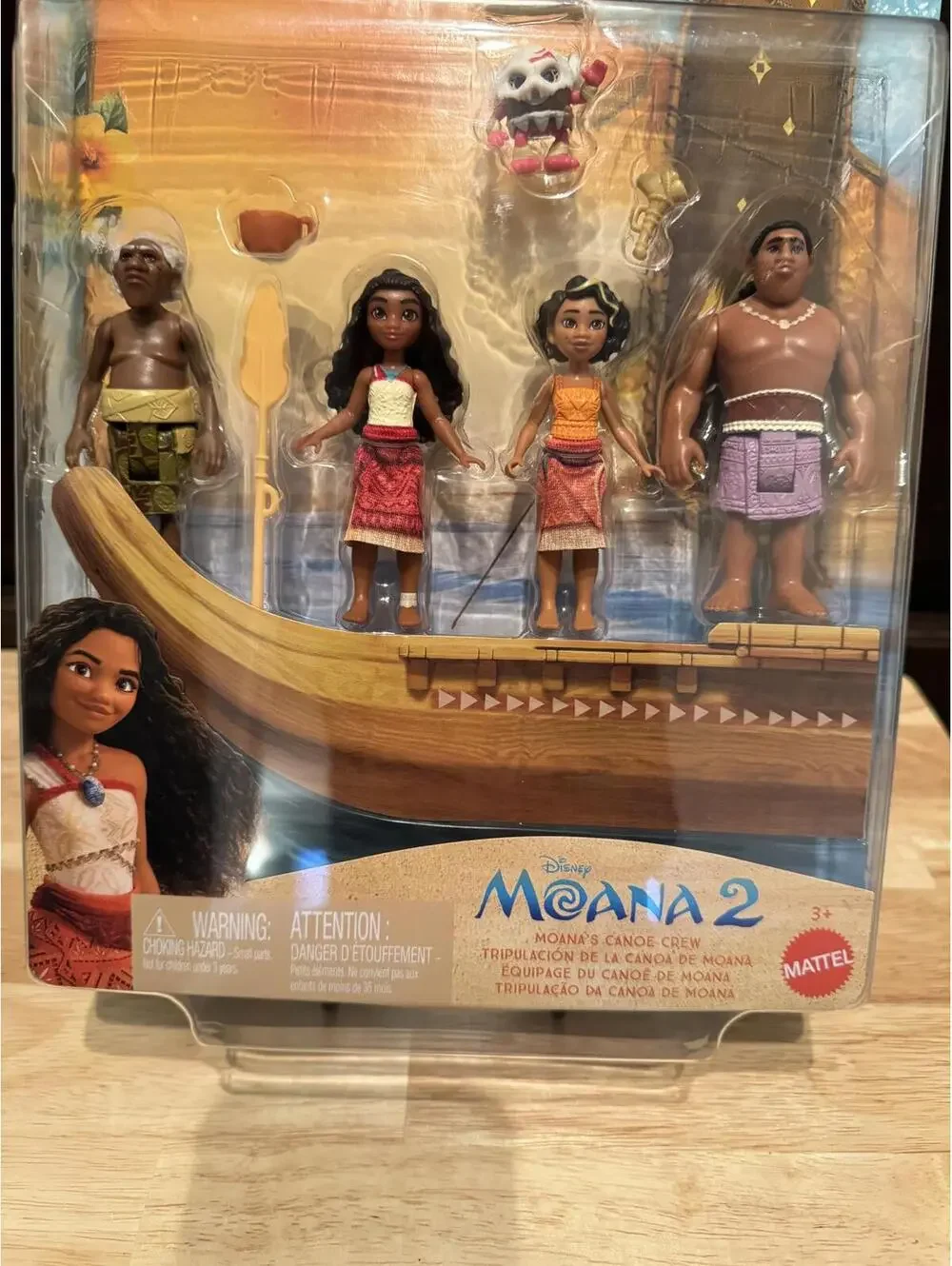 Disney Moana 2 Moana's Canoe Crew Playset